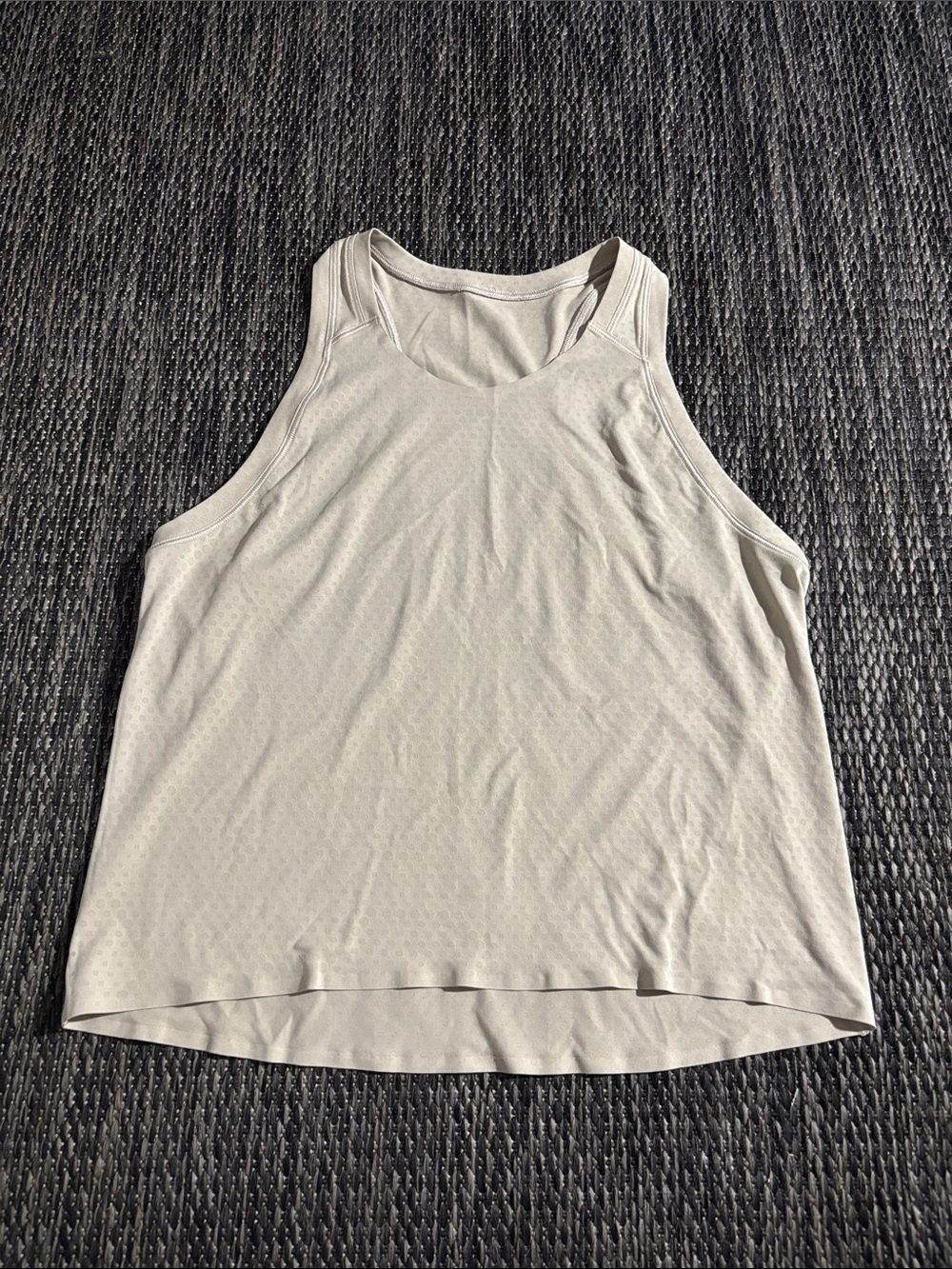 Lululemon Fast and Free Race Length Tank Top Racerback Lightweight Sheer Mesh